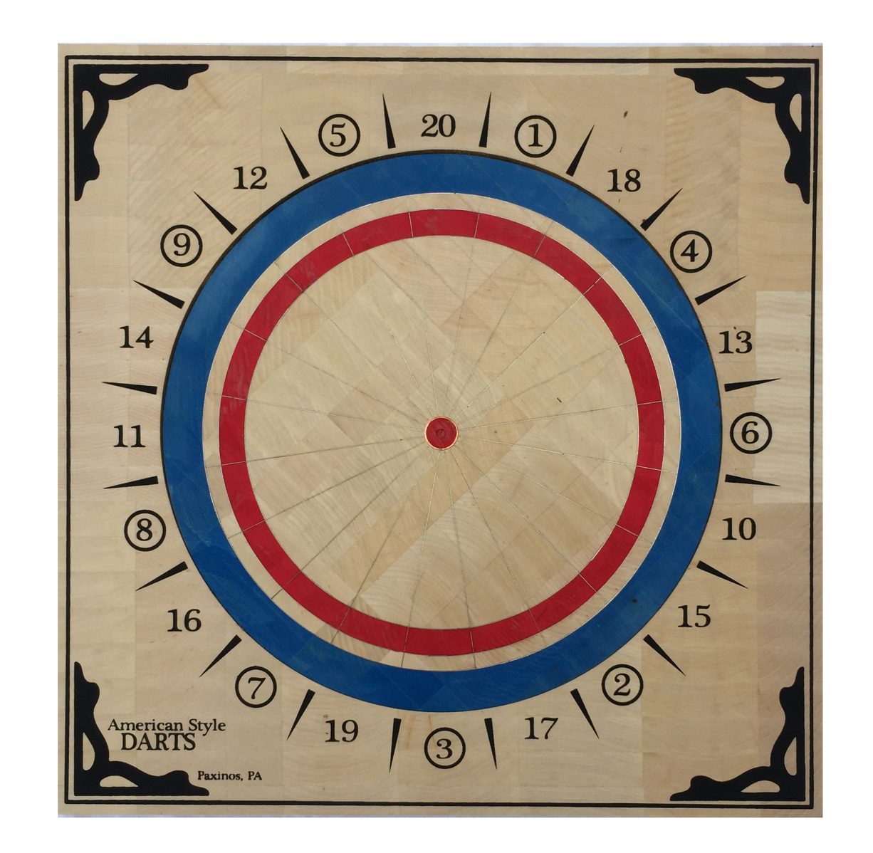 American Style Dartboard   GsASDartboard 1226x1198 