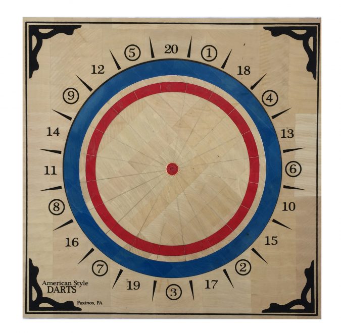 american dart board scoring